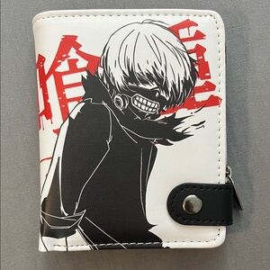 Tokyo Ghoul Ken Kaneki bi-fold anime snap wallet